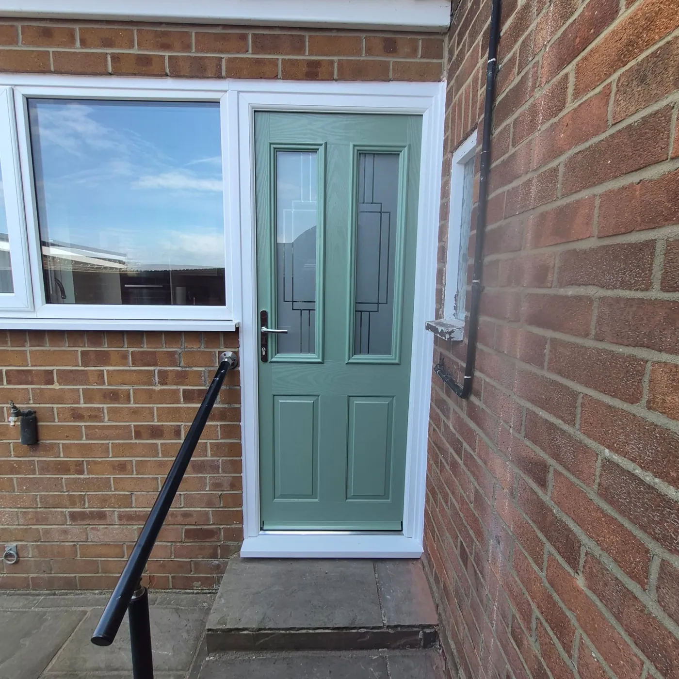 New uPVC windows and composite door installed in Hartlepool and Teesside by DW Glazing, job 3