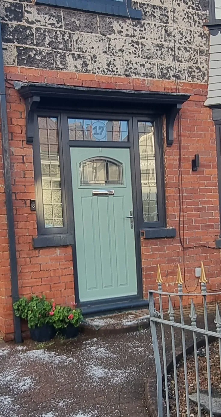 New composite front door installed by DW Glazing in Hartlepool and Teesside, job 21