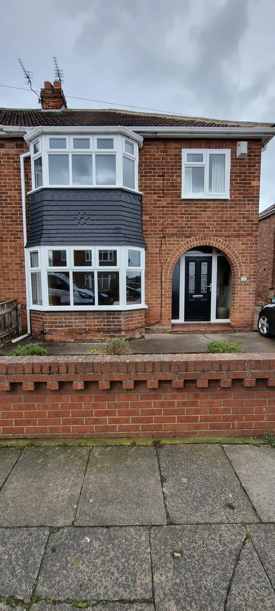 New uPVC windows and composite door installed in Hartlepool and Teesside by DW Glazing, job 13