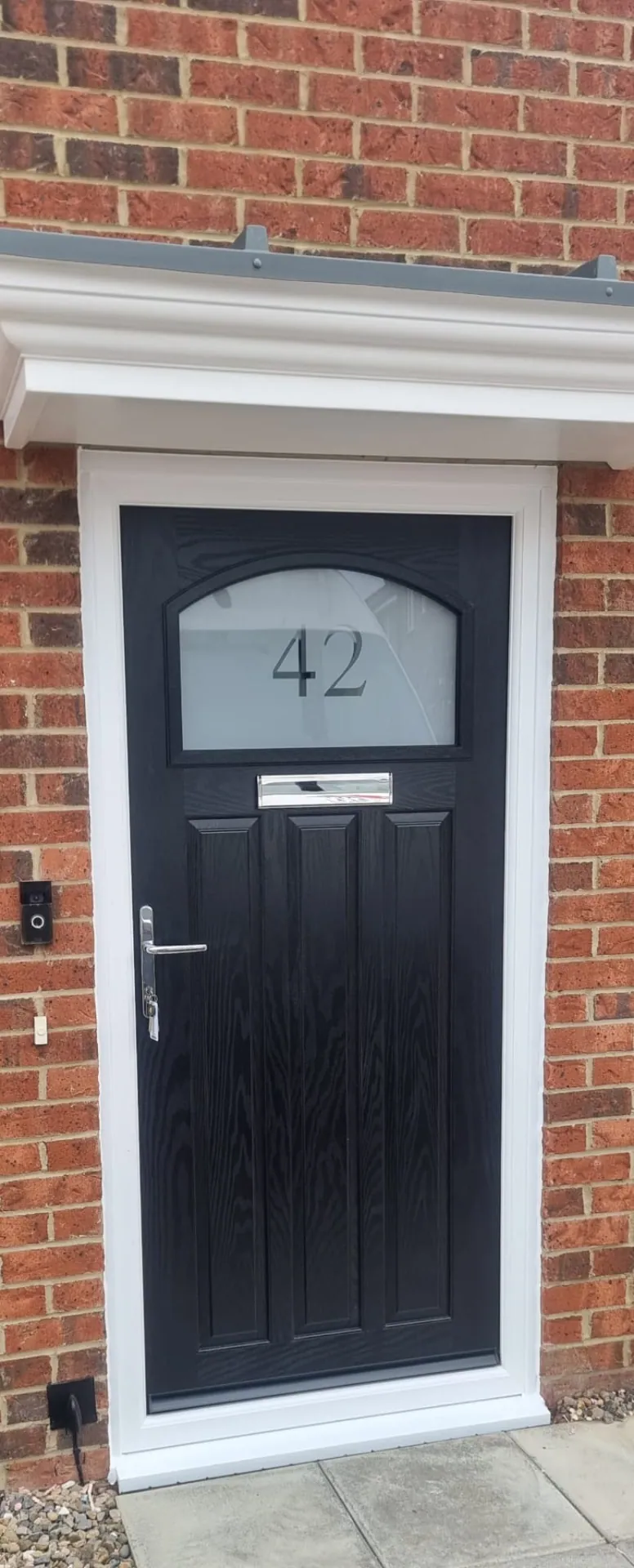 New composite front door installed by DW Glazing in Hartlepool and Teesside, job 24