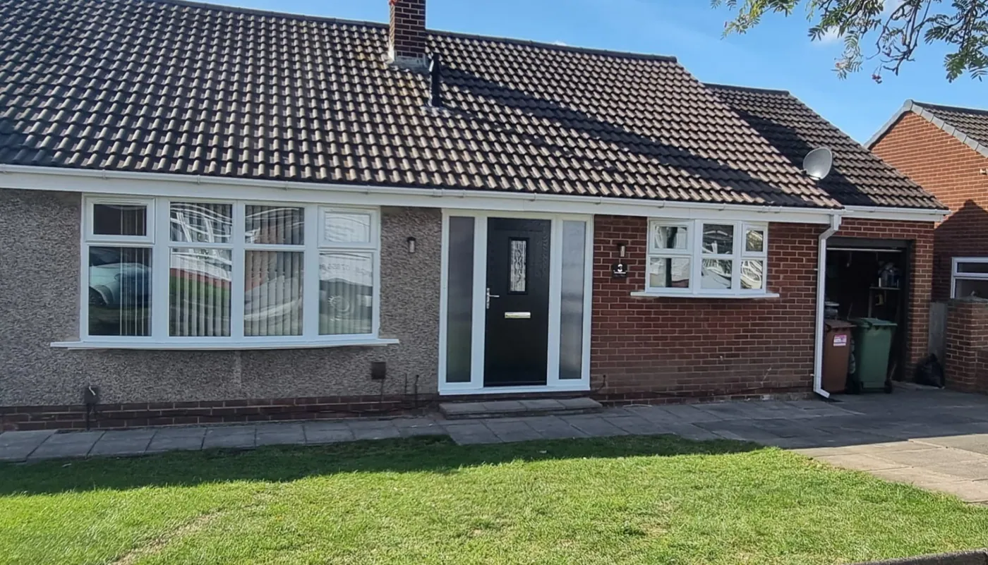 New uPVC windows and composite door installed in Hartlepool and Teesside by DW Glazing, job 16