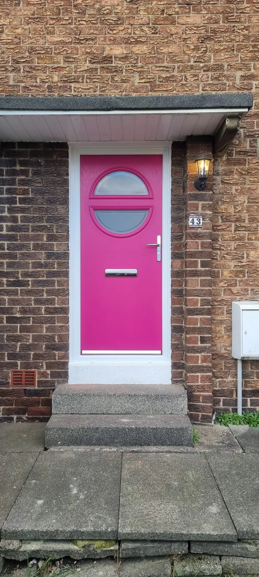 New composite front door installed by DW Glazing in Hartlepool and Teesside, job 10
