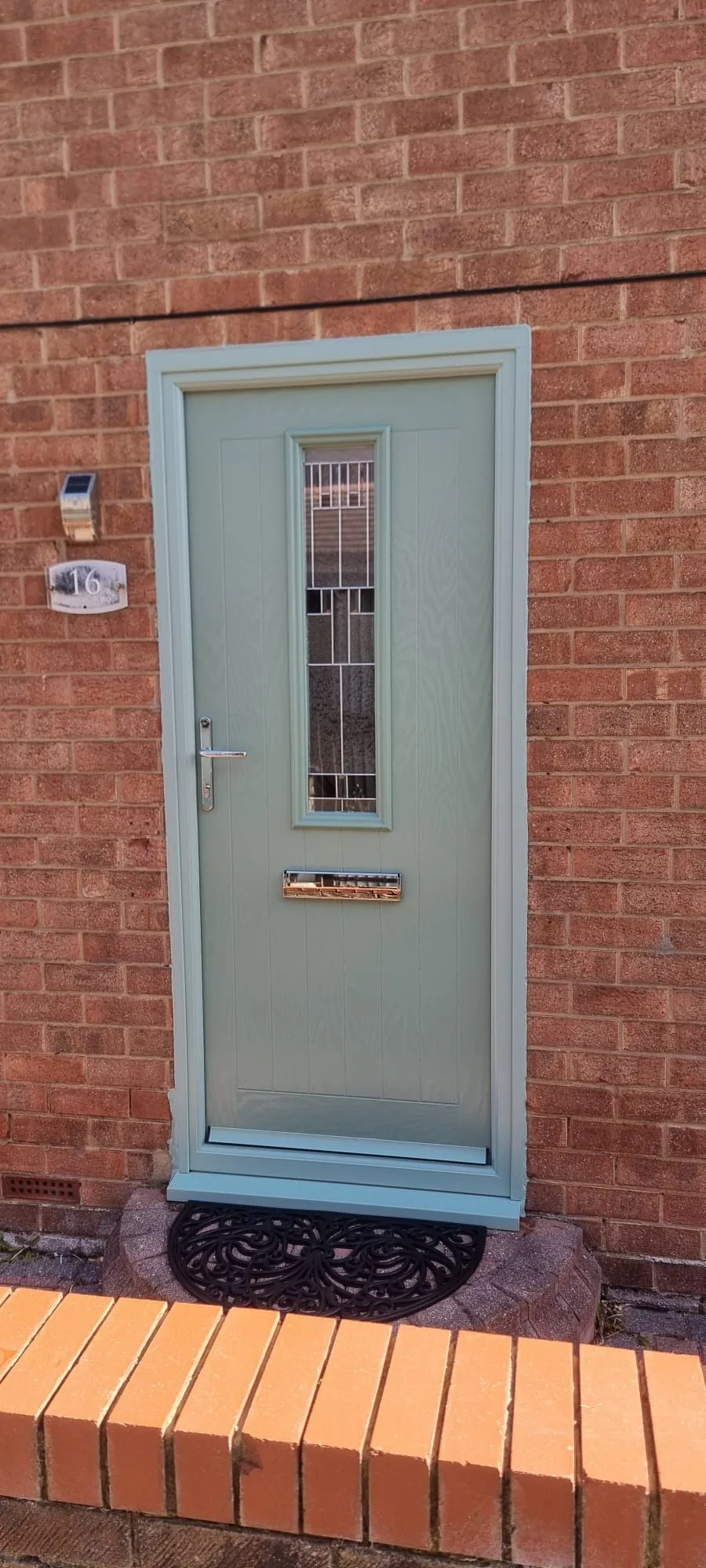New composite front door installed by DW Glazing in Hartlepool and Teesside, job 11