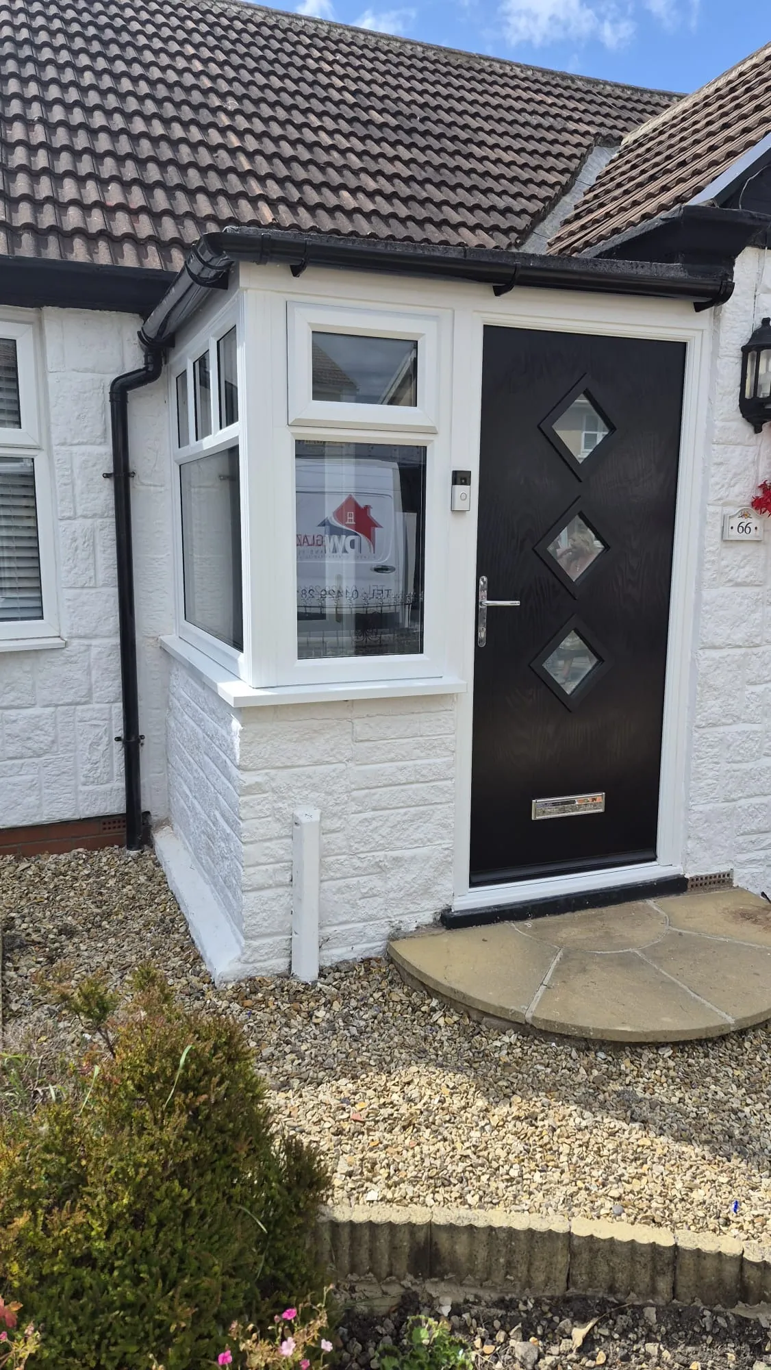 New uPVC windows and composite door installed in Hartlepool and Teesside by DW Glazing, job 9