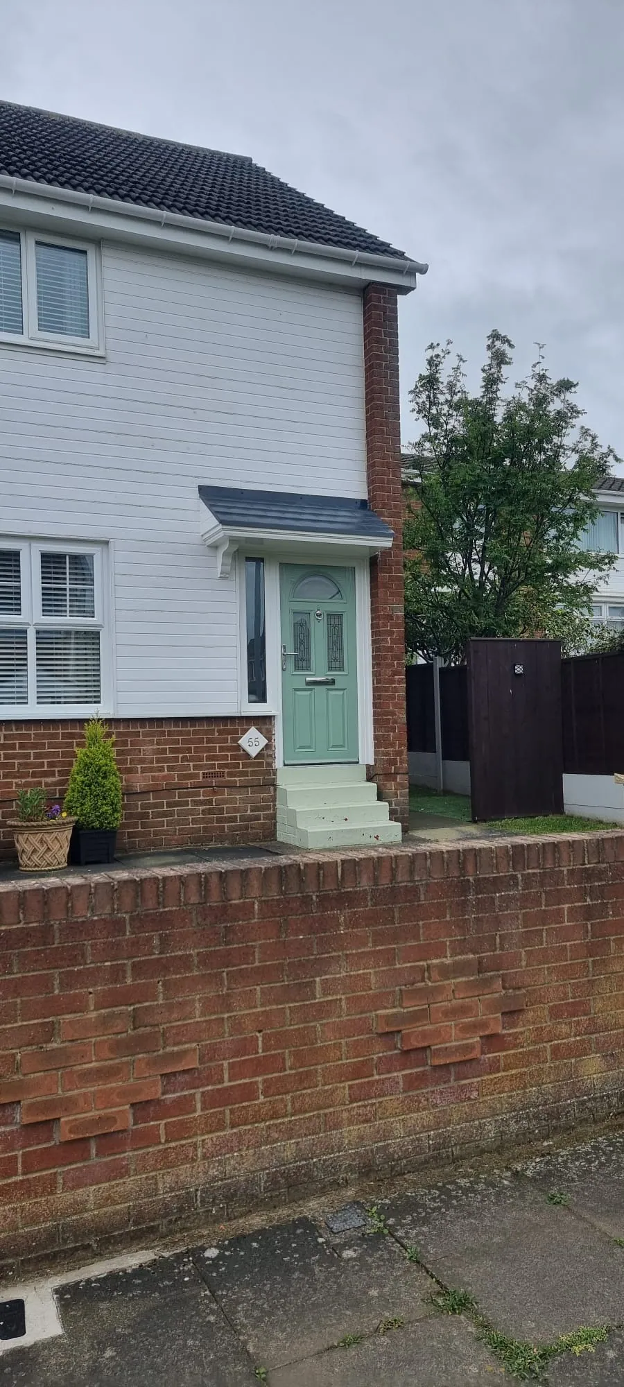 New composite front door installed by DW Glazing in Hartlepool and Teesside, job 1