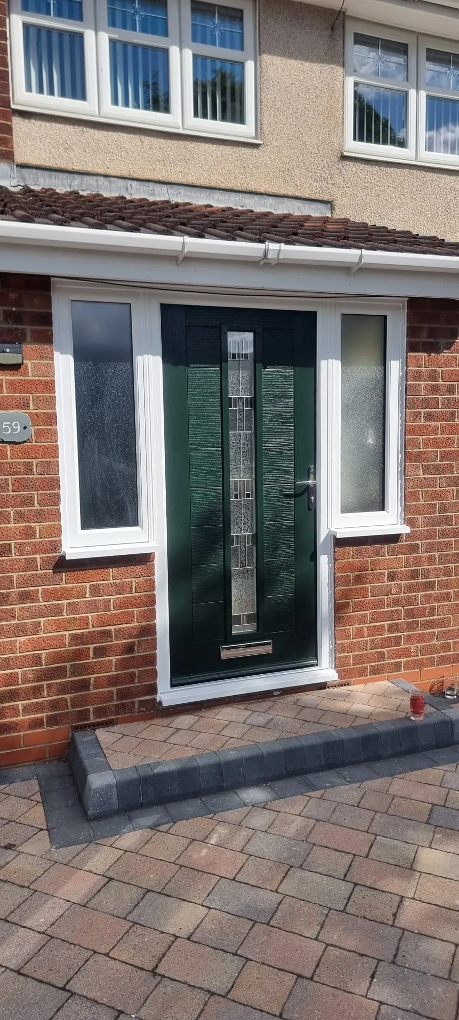 New composite front door installed by DW Glazing in Hartlepool and Teesside, job 23