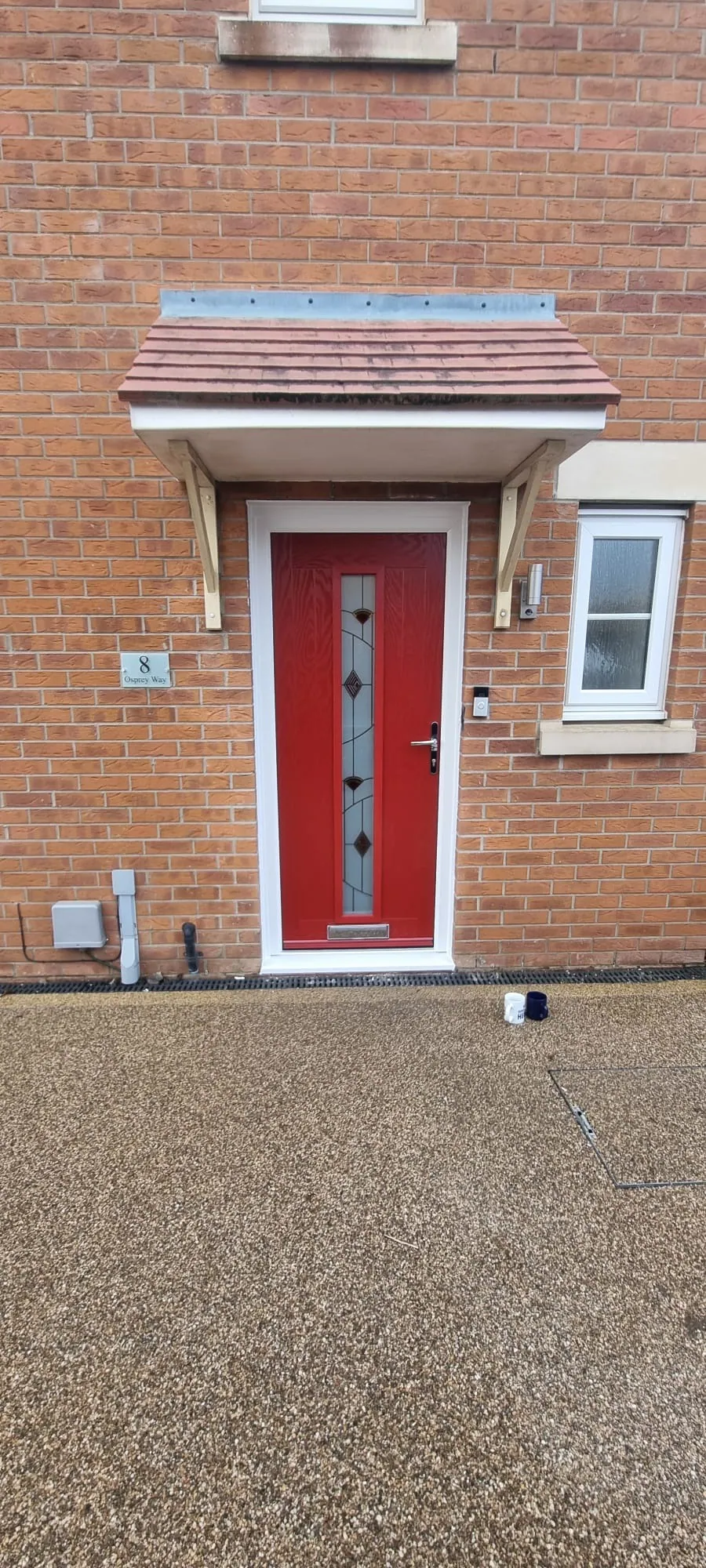 New composite front door installed by DW Glazing in Hartlepool and Teesside, job 2