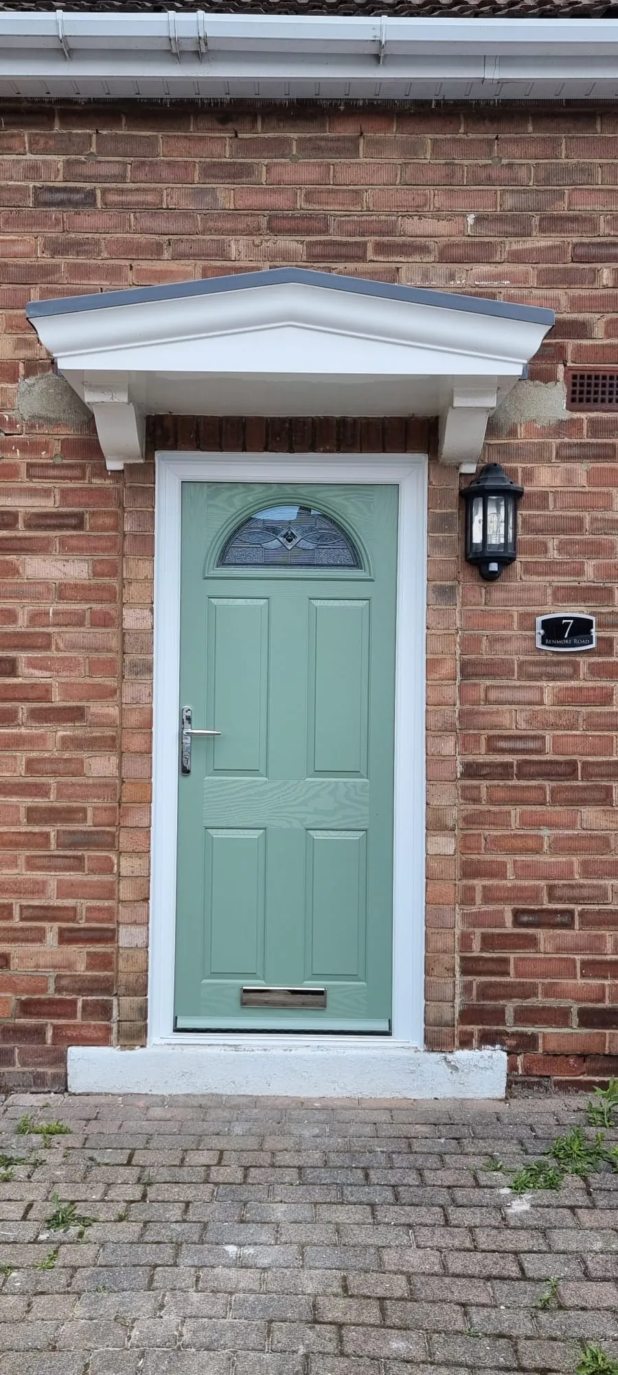 New composite front door installed by DW Glazing in Hartlepool and Teesside, job 19