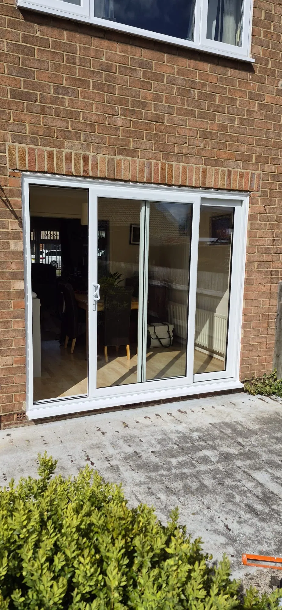 uPVC sliding patio door installation by DW Glazing in Hartlepool and Teesside