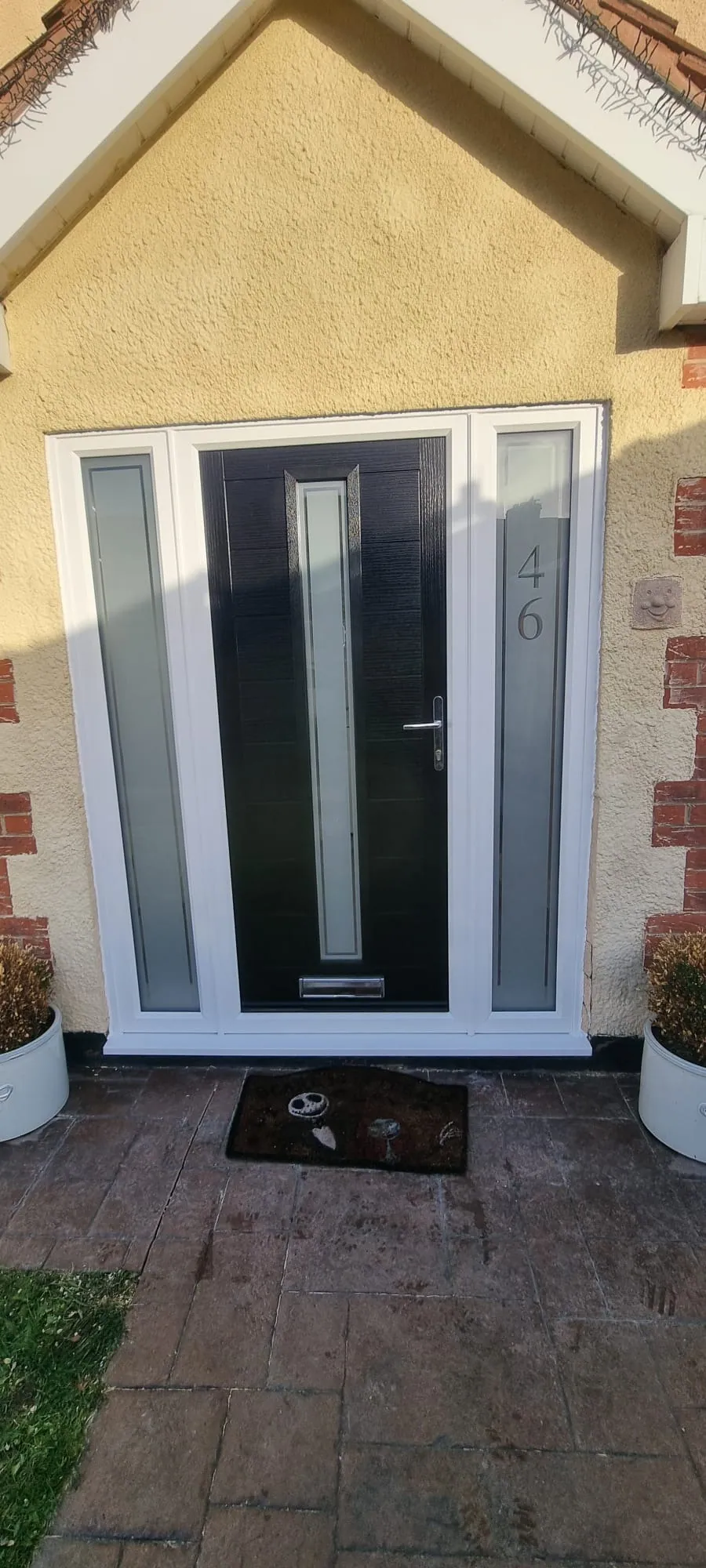 New composite front door installed by DW Glazing in Hartlepool and Teesside, job 16